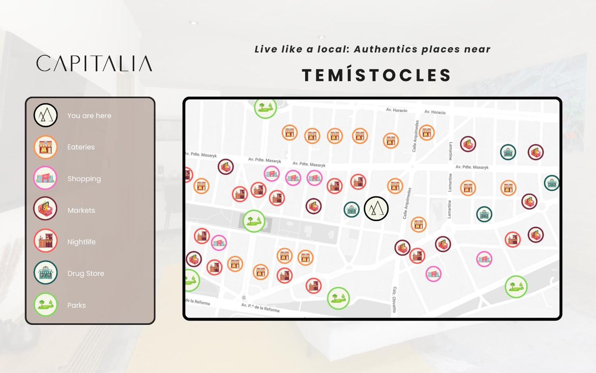 Capitalia - Luxury Apartments - Temistocles 40 Meksika Dış mekan fotoğraf